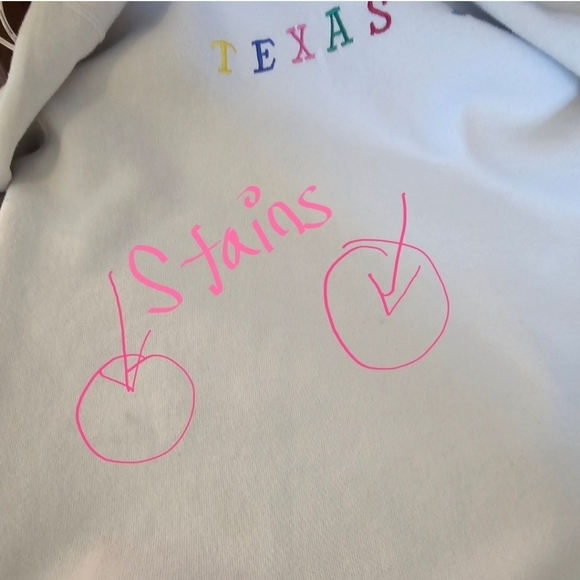 Vtg Russell Athletic Texas A&M‎ Womens Sweatshirt XL White Colorful Rare Aggies - Picture 13 of 13